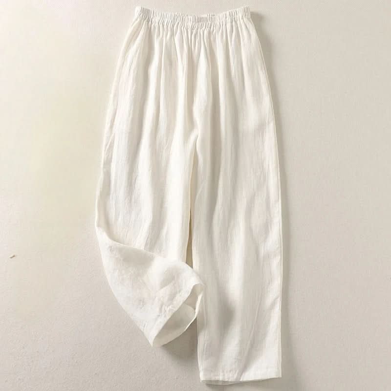 Tessa | Easy Comfort Pants – Linen Cotton Blend
