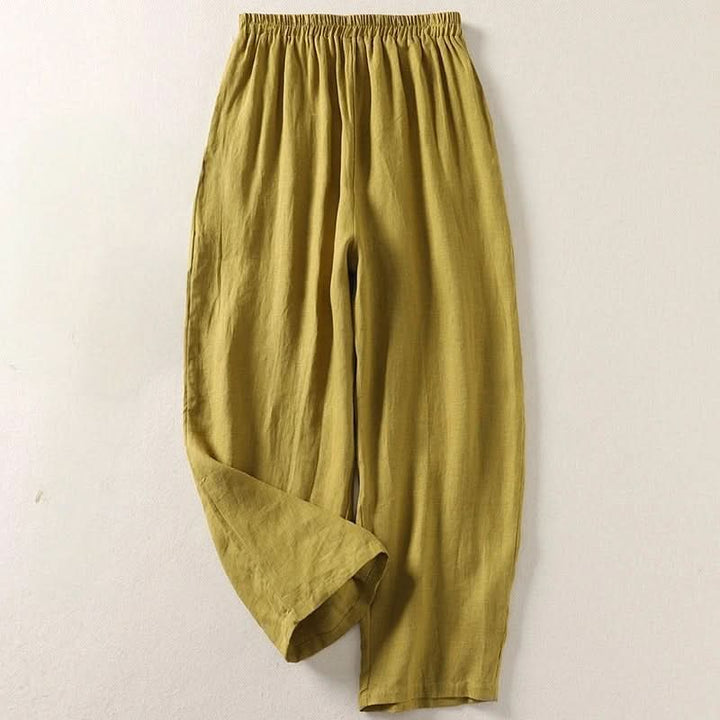 Tessa | Easy Comfort Pants – Linen Cotton Blend