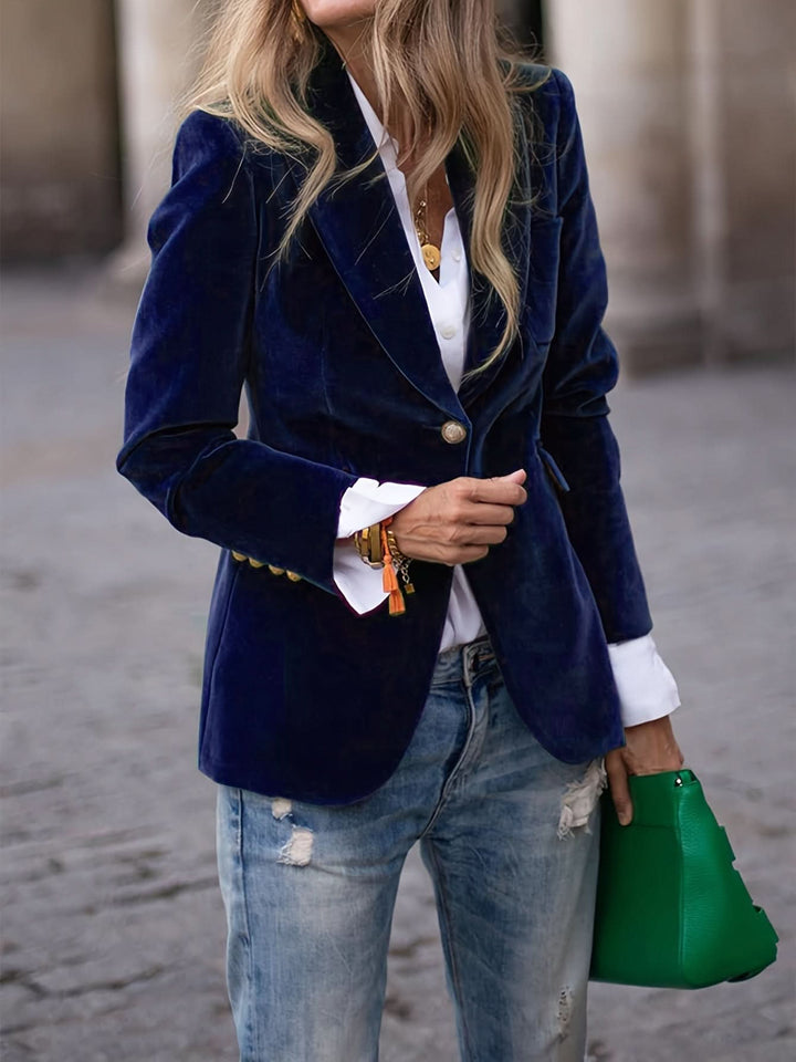 Elena | Velvet Blazer – Confidence, Comfort & Timeless Class