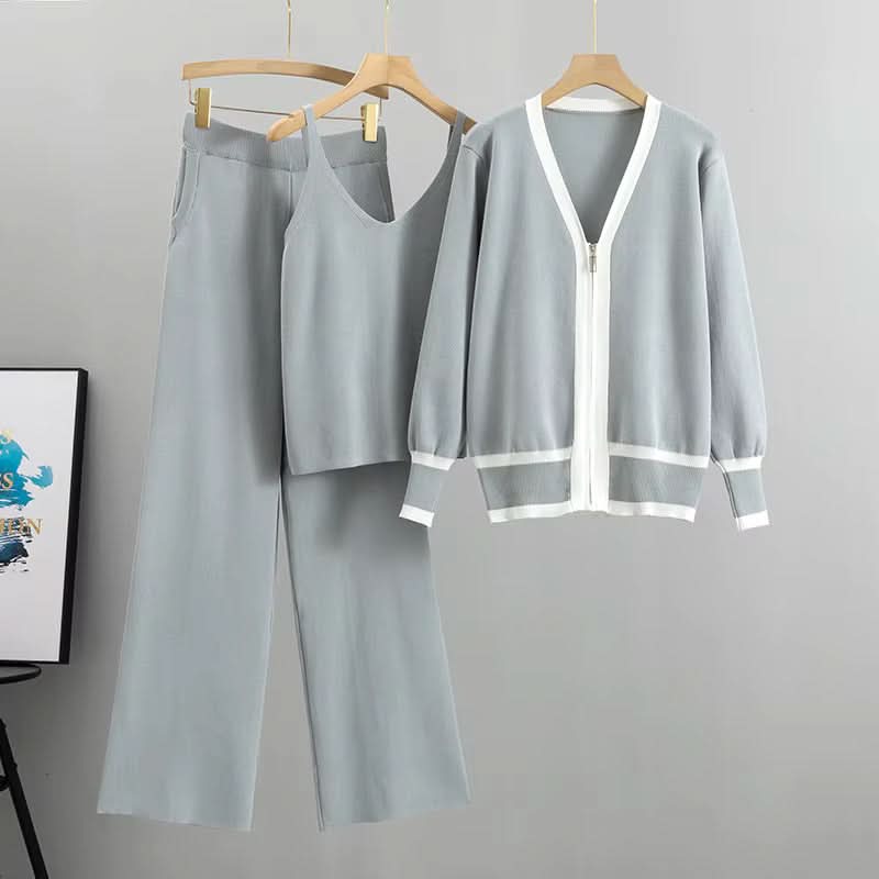 Elina | Elegant Knitted 3-piece Set - Relaxed elegance. No effort required.